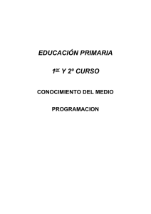 EDUCACIÓN PRIMARIA  1 Y 2º CURSO