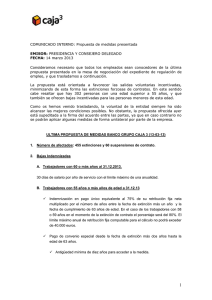 COMUNICADO: ORGANIGRAMA BANCO GRUPO CAJA3