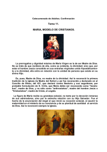 11 María, modelo del cristiano