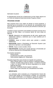 programa orasmi - Gobernación Provincial de San Felipe