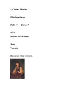 Sor Juana Inés de la Cruz - filosofiaylogicaprepa68tv