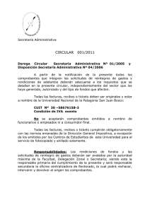 Secretaría Administrativa - Universidad Nacional de la Patagonia