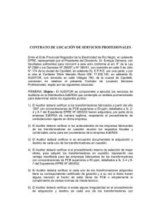 contrato de locación de servicios profesionales