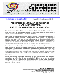 156 - Inicio - Federación Colombiana de Municipios