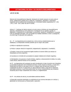 Ley de SIDA - WEB OFICIAL del Hospital Jose Maria Ramos Mejia