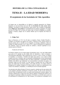 Felipe Neri y el Oratorio de Roma Pedro de Bérulle y el Oratorio de