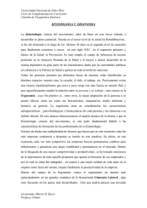 Kinesiologia y ergonomia (Licenciado Alberto H. Reyes)
