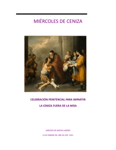 MIÉRCOLES DE CENIZA  CELEBRACIÓN PENITENCIAL PARA IMPARTIR