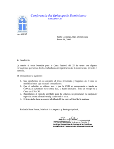 Texto completo de la Carta Pastoral de los Obispos de la Republica