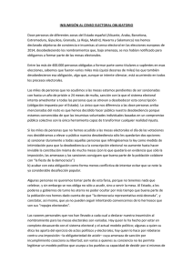 INSUMISIÓN AL CENSO ELECTORAL OBLIGATORIO (Manifiesto