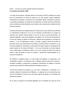Ley Orgánica del Estado (1966).