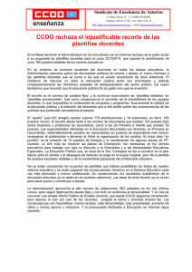 Sindicato de Enseñanza de Asturias C/ Santa Teresa 15, 1º (33005