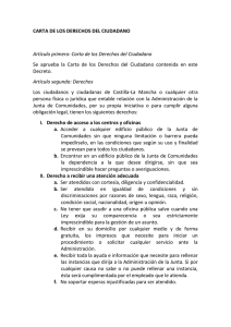 Carta de Derechos de los Ciudadanos de Castilla-La