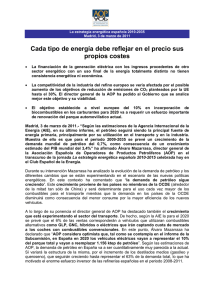 La estrategia energética española 2010-2015. Descargar