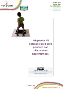 Adaptador Wii Balance Board para personas con