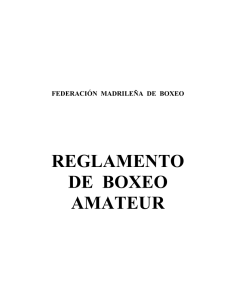 FEDERACIÓN MADRILEÑA DE BOXEO