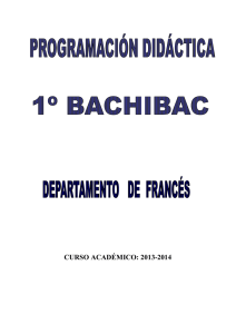 Lengua y Literatura francesas (BACHIBAC)