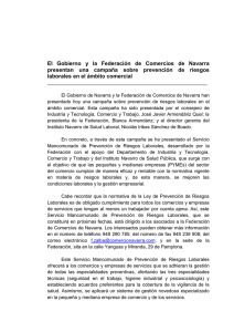 El Gobierno y la Federación de Comercios de Navarra presentan
