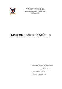 Trabajo Acústica - Universidad de Santiago