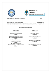 Turno Mañana - Ministerio de Defensa