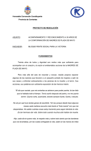Honorable Convención Constituyente Provincia de Corrientes PROYECTO DE RESOLUCIÓN