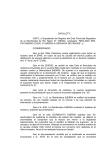 Cipolletti, 26/12/00 - Ente Provincial Regulador de Electricidad de