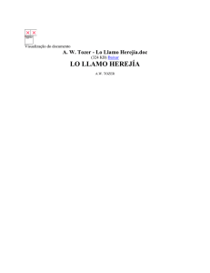 A. W. Tozer - Lo Llamo Herejía - BIBLIOTECA