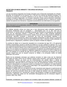 CCRDS-NO/V/14/34  SECRETARÍA DE MEDIO AMBIENTE Y RECURSOS NATURALES PRESENTE