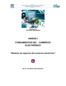 “Modelos de Negocios de Comercio Electrónico”.