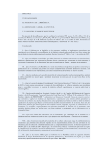 DIRECTRIZ Nº 029-MCJ-COMEX EL PRESIDENTE DE LA REPÚBLICA,