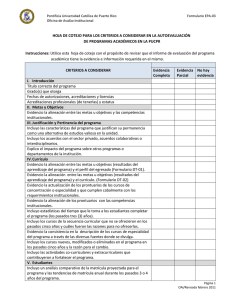 EPA-03 Hoja de cotejo para los criterios a considerar en la