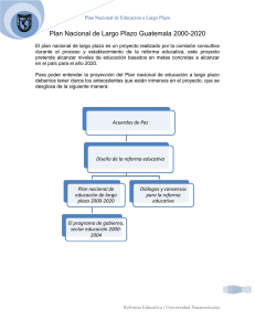 Plan Nacional de Educación a Largo Plazo