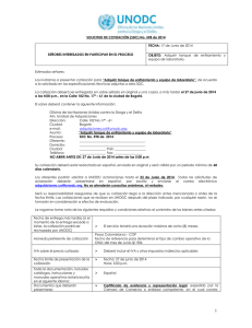 SOLICITUD DE COTIZACIÓN (SDC) No. 598 de 2014