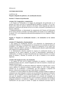 TÍTULO IV CAPÍTULO III (Sección 2 y 3)