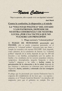 Contra la confusión, la dispersión y el miedo