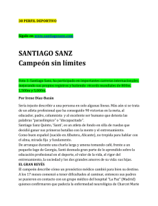 PERFIL DEPORTIVO SANTIAGO SANZ CAMPEON MUNDIAL