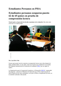 Estudiantes Peruanos en PISA