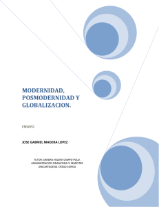 modernidad posmodernidad y globalizacion