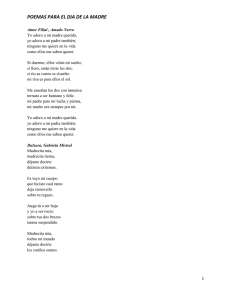 Humildes versos para que descanse mi madre, de Pablo Neruda