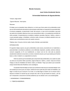 Mundo Consumo. Juan Carlos Arredondo García. Universidad