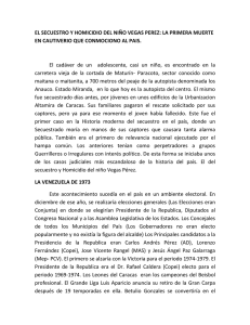 el secuestro y homicidio del niño vegas perez: la primera muerte en