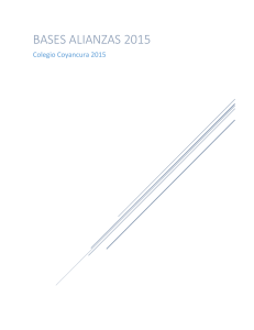 Bases alianzas 2015