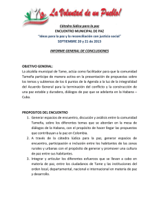 informe general conclusiones - Federación Colombiana de Municipios