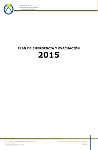 PISE (Plan integral de Emergencia y Evacuación)
