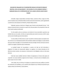 Discurso - Corporación Chilena de Estudios de Derecho Registral