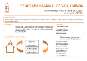 Descarga el Programa Nacional de Vida y Misión