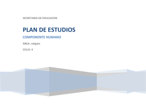 Plan de estudios ciclo