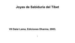Joyas de Sabiduría del Tíbet VII Dalai Lama