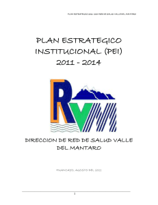 PEI 2011 - Red de Salud Valle del Mantaro