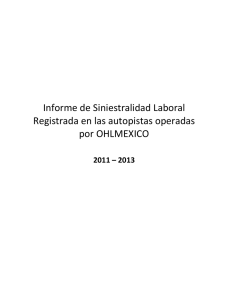 Informe Siniestralidad 2011 -2013